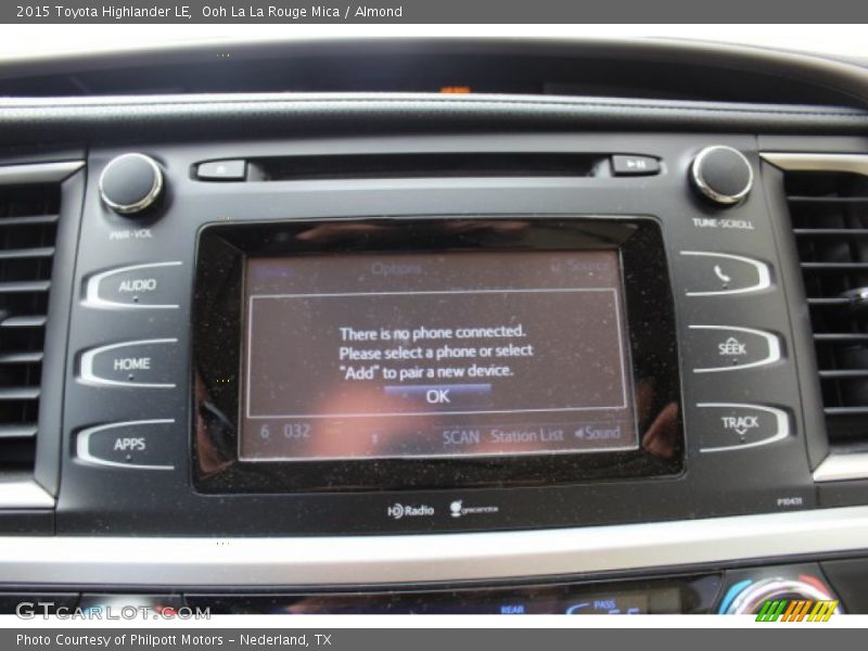 Ooh La La Rouge Mica / Almond 2015 Toyota Highlander LE