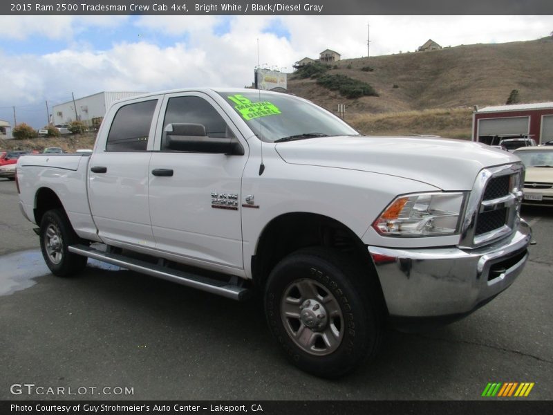 Bright White / Black/Diesel Gray 2015 Ram 2500 Tradesman Crew Cab 4x4