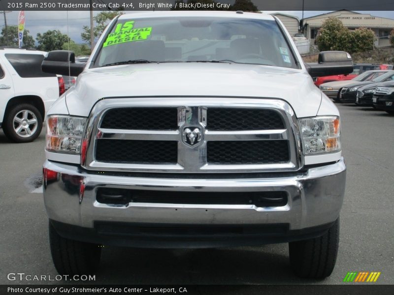 Bright White / Black/Diesel Gray 2015 Ram 2500 Tradesman Crew Cab 4x4