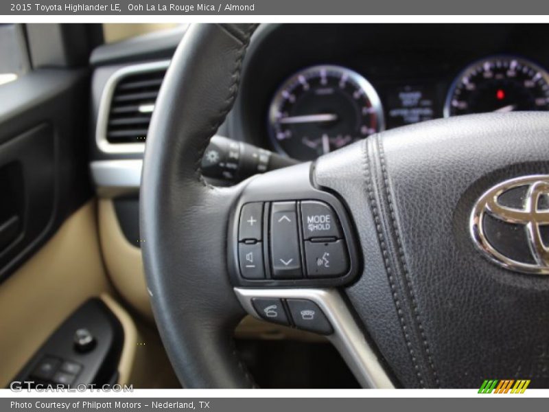 Ooh La La Rouge Mica / Almond 2015 Toyota Highlander LE