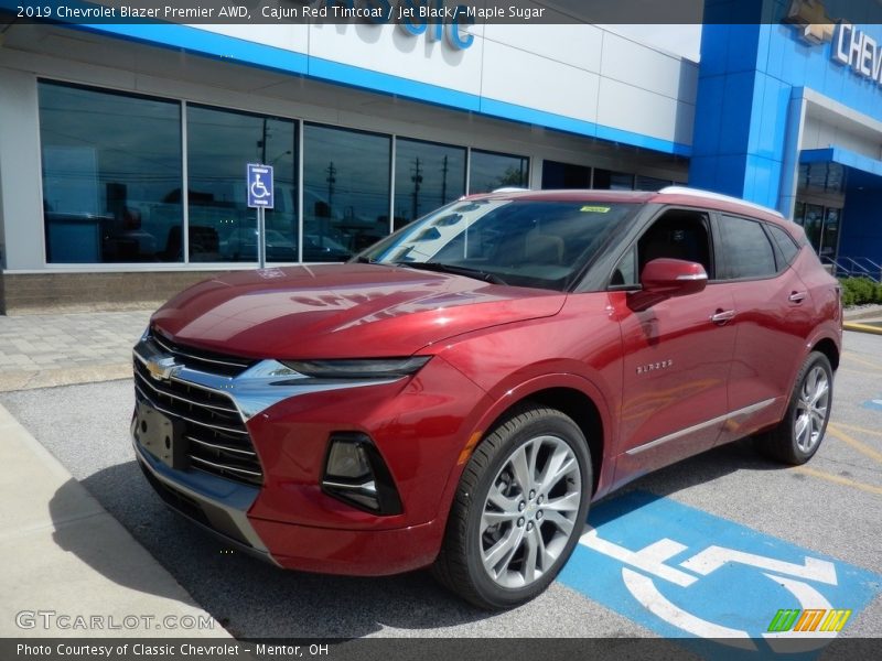 Cajun Red Tintcoat / Jet Black/­Maple Sugar 2019 Chevrolet Blazer Premier AWD