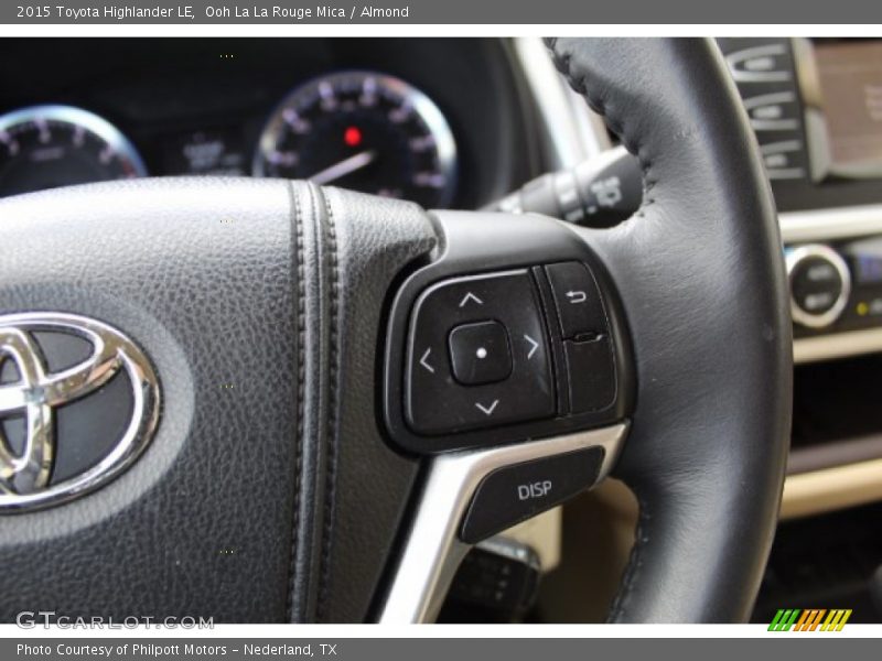 Ooh La La Rouge Mica / Almond 2015 Toyota Highlander LE