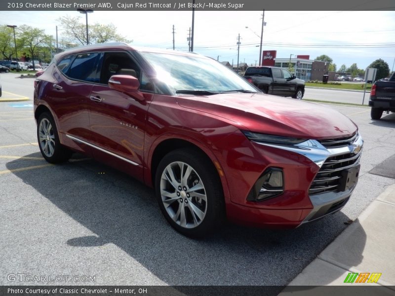 Cajun Red Tintcoat / Jet Black/­Maple Sugar 2019 Chevrolet Blazer Premier AWD