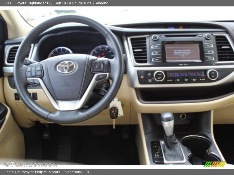 Ooh La La Rouge Mica / Almond 2015 Toyota Highlander LE