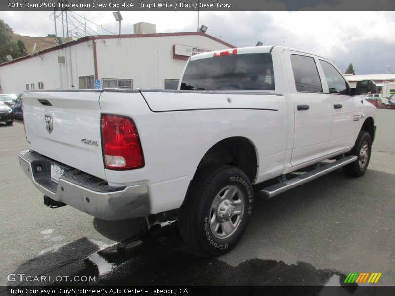 Bright White / Black/Diesel Gray 2015 Ram 2500 Tradesman Crew Cab 4x4