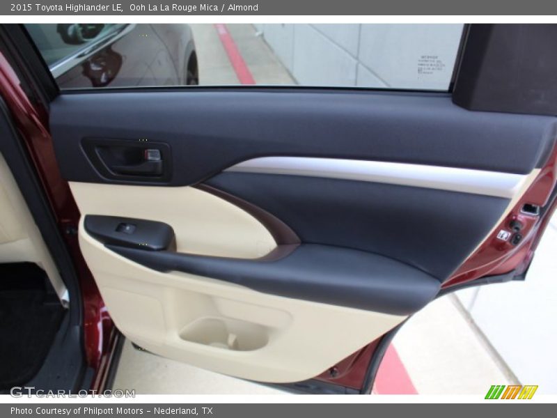 Ooh La La Rouge Mica / Almond 2015 Toyota Highlander LE