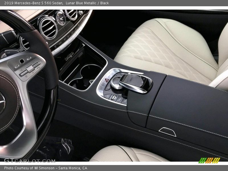 Lunar Blue Metallic / Black 2019 Mercedes-Benz S 560 Sedan
