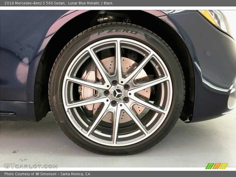 Lunar Blue Metallic / Black 2019 Mercedes-Benz S 560 Sedan