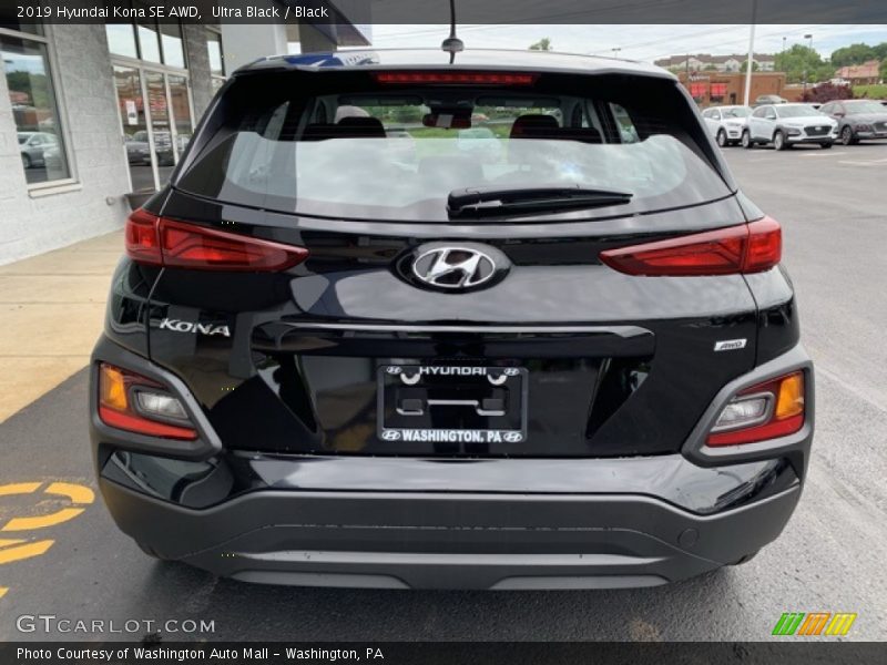 Ultra Black / Black 2019 Hyundai Kona SE AWD