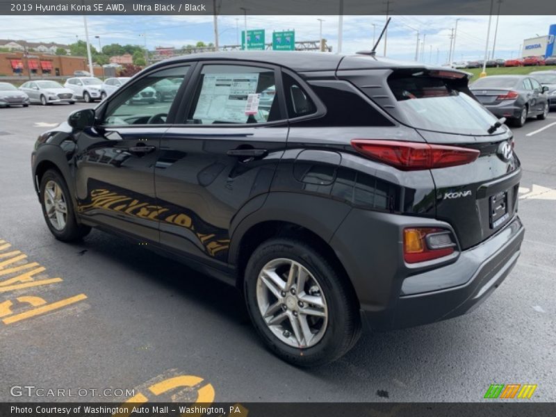 Ultra Black / Black 2019 Hyundai Kona SE AWD