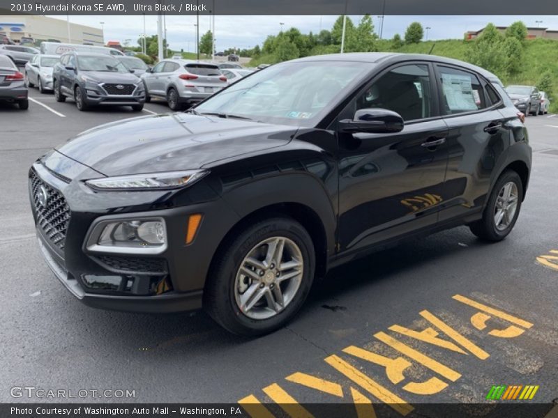 Ultra Black / Black 2019 Hyundai Kona SE AWD