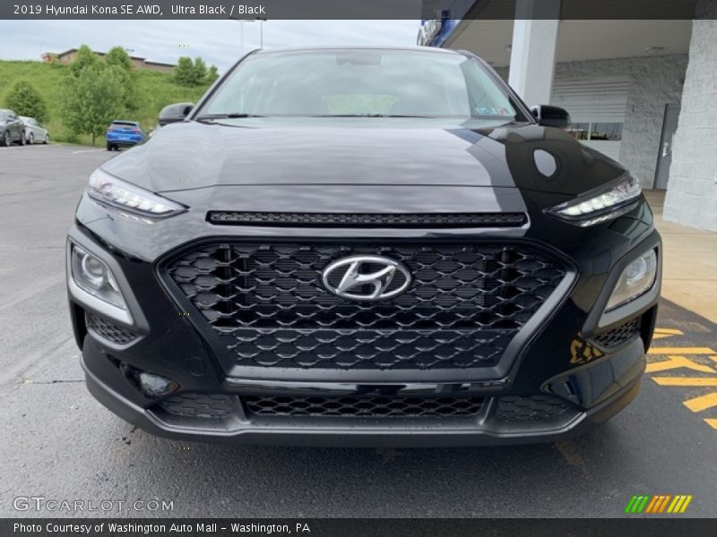 Ultra Black / Black 2019 Hyundai Kona SE AWD