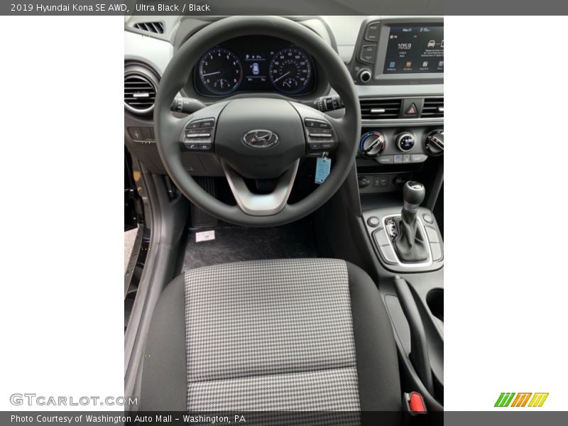 Ultra Black / Black 2019 Hyundai Kona SE AWD