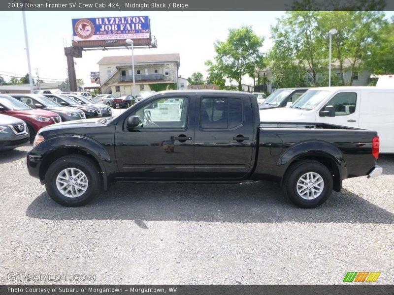 Midnight Black / Beige 2019 Nissan Frontier SV Crew Cab 4x4