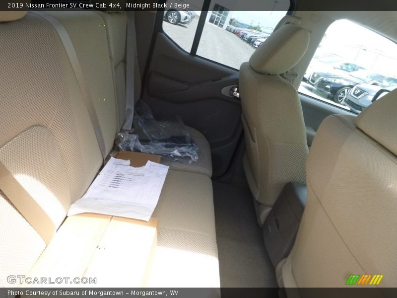 Rear Seat of 2019 Frontier SV Crew Cab 4x4