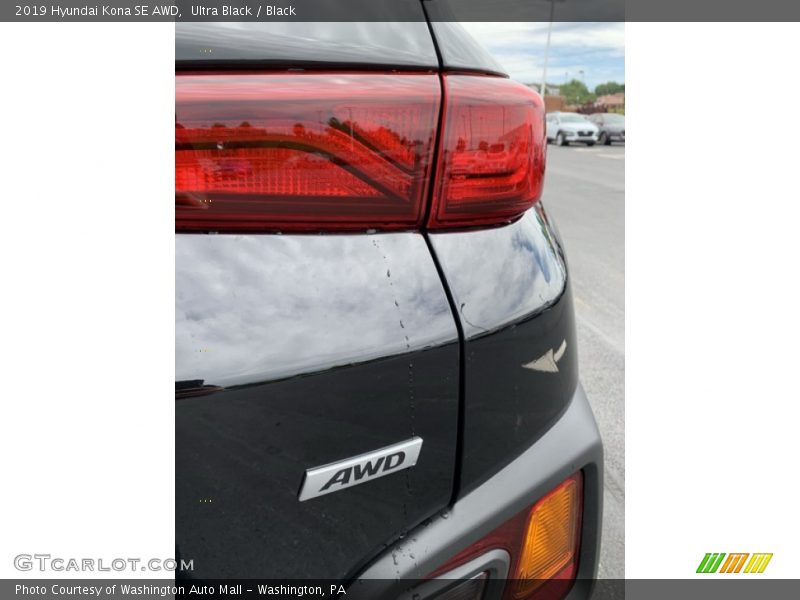 Ultra Black / Black 2019 Hyundai Kona SE AWD