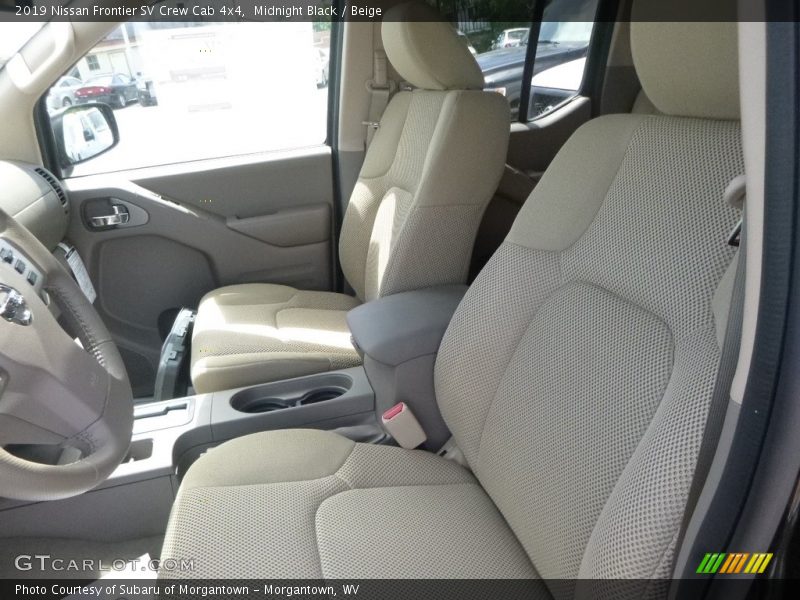 Front Seat of 2019 Frontier SV Crew Cab 4x4
