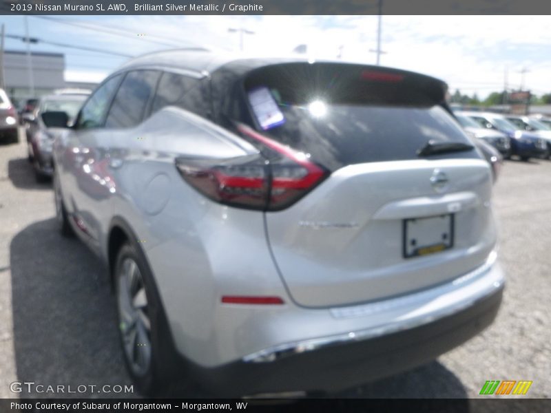 Brilliant Silver Metallic / Graphite 2019 Nissan Murano SL AWD