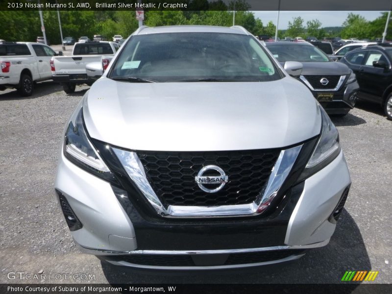 Brilliant Silver Metallic / Graphite 2019 Nissan Murano SL AWD