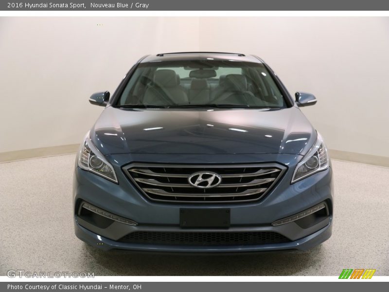 Nouveau Blue / Gray 2016 Hyundai Sonata Sport