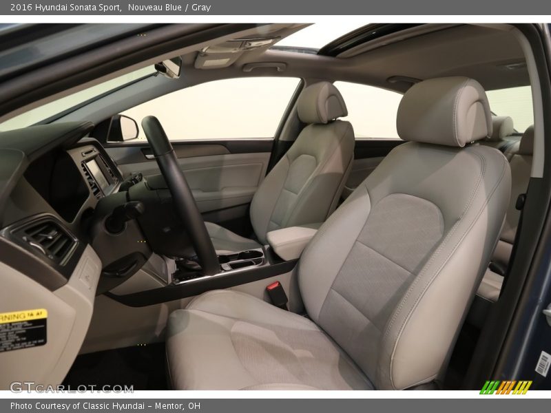 Nouveau Blue / Gray 2016 Hyundai Sonata Sport