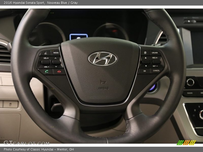 Nouveau Blue / Gray 2016 Hyundai Sonata Sport