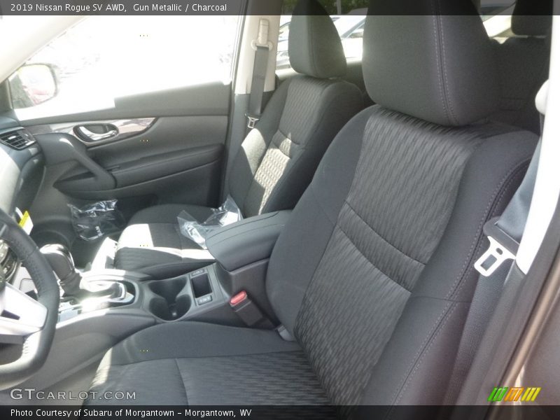 Gun Metallic / Charcoal 2019 Nissan Rogue SV AWD