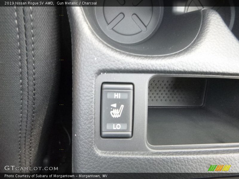 Gun Metallic / Charcoal 2019 Nissan Rogue SV AWD
