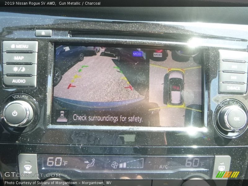 Gun Metallic / Charcoal 2019 Nissan Rogue SV AWD