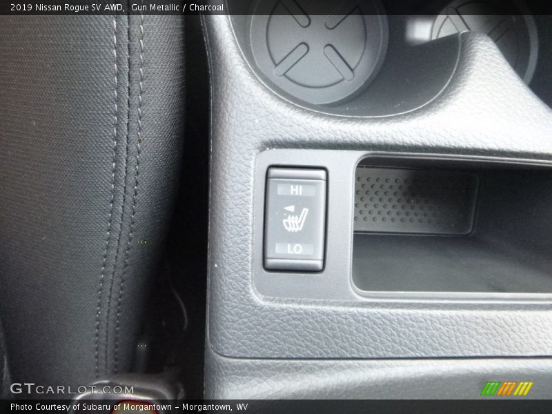 Gun Metallic / Charcoal 2019 Nissan Rogue SV AWD