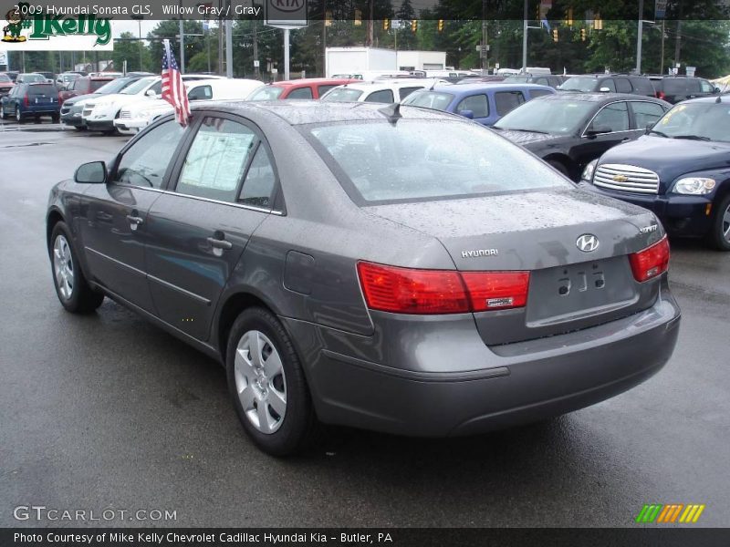 Willow Gray / Gray 2009 Hyundai Sonata GLS