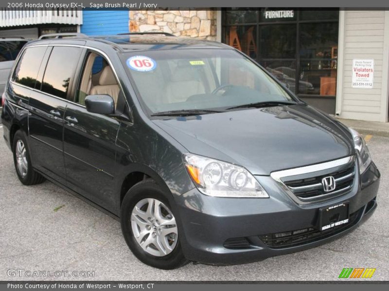 Sage Brush Pearl / Ivory 2006 Honda Odyssey EX-L