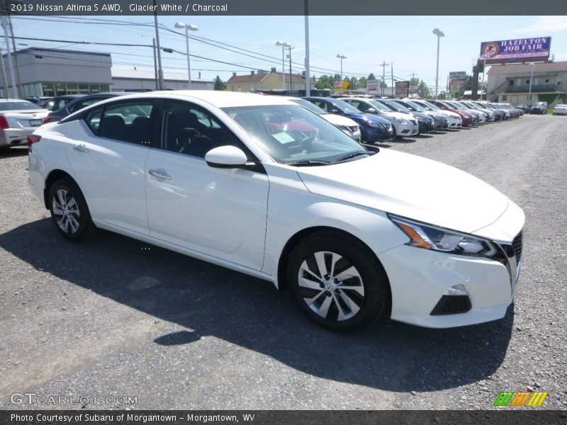 Glacier White / Charcoal 2019 Nissan Altima S AWD