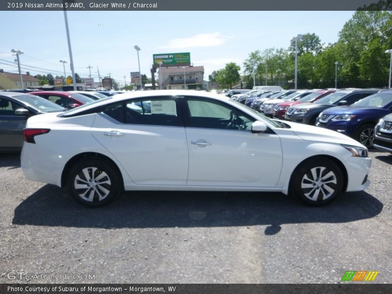 Glacier White / Charcoal 2019 Nissan Altima S AWD
