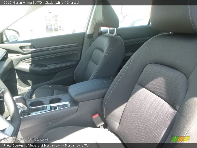 Glacier White / Charcoal 2019 Nissan Altima S AWD