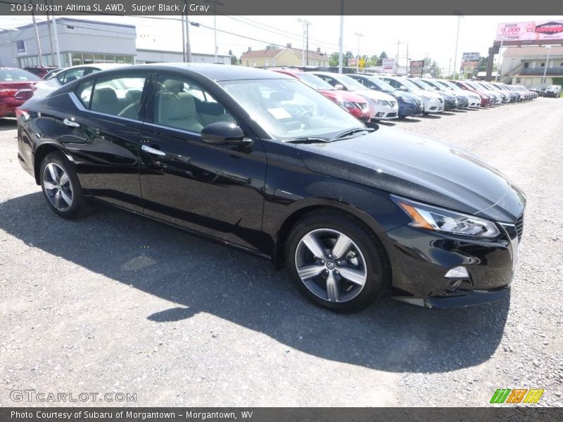 Super Black / Gray 2019 Nissan Altima SL AWD