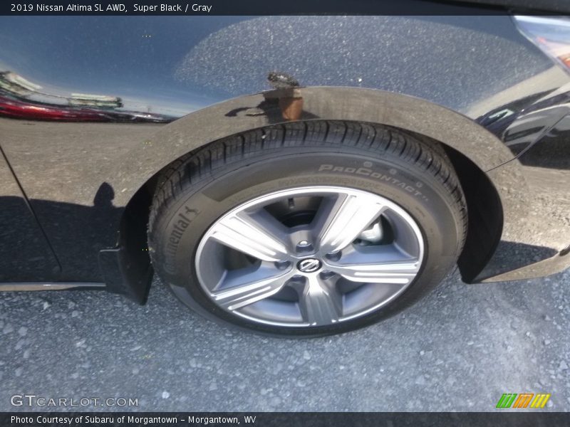 Super Black / Gray 2019 Nissan Altima SL AWD