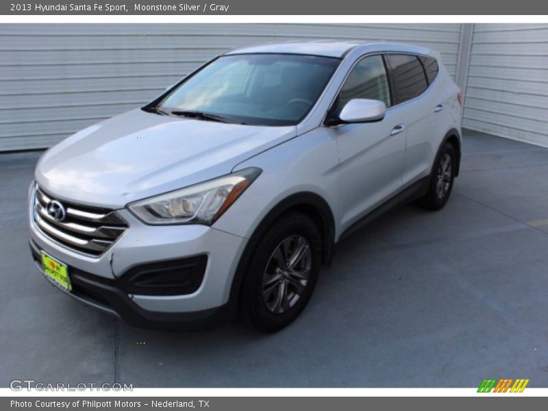 Moonstone Silver / Gray 2013 Hyundai Santa Fe Sport