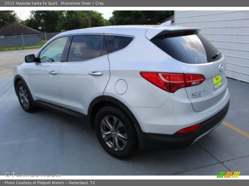 Moonstone Silver / Gray 2013 Hyundai Santa Fe Sport