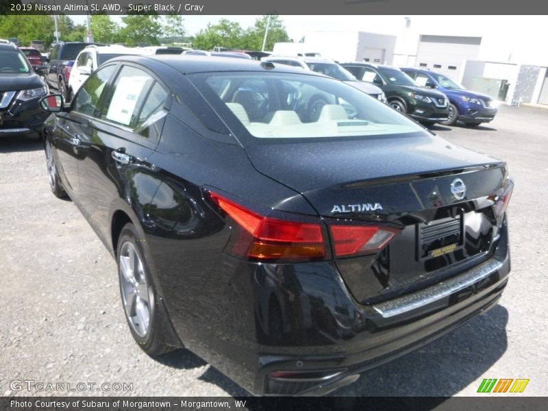 Super Black / Gray 2019 Nissan Altima SL AWD