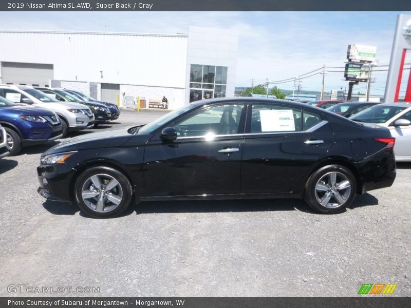 Super Black / Gray 2019 Nissan Altima SL AWD