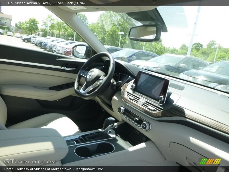 Super Black / Gray 2019 Nissan Altima SL AWD