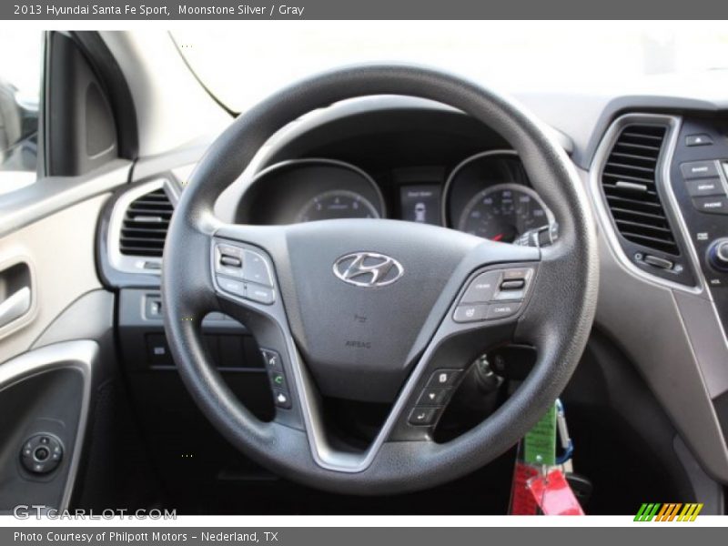 Moonstone Silver / Gray 2013 Hyundai Santa Fe Sport