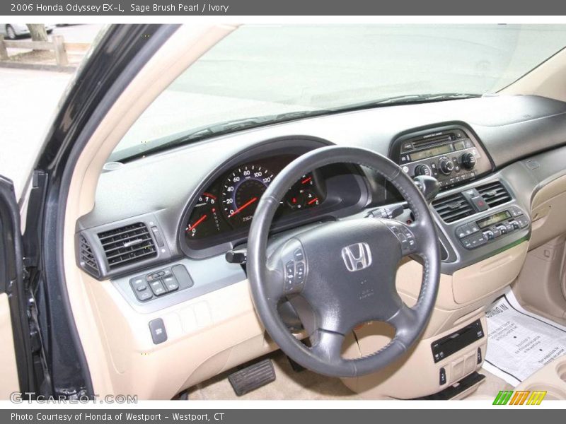 Sage Brush Pearl / Ivory 2006 Honda Odyssey EX-L
