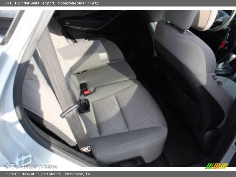 Moonstone Silver / Gray 2013 Hyundai Santa Fe Sport
