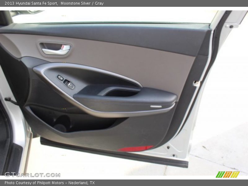Moonstone Silver / Gray 2013 Hyundai Santa Fe Sport