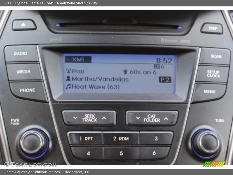 Moonstone Silver / Gray 2013 Hyundai Santa Fe Sport
