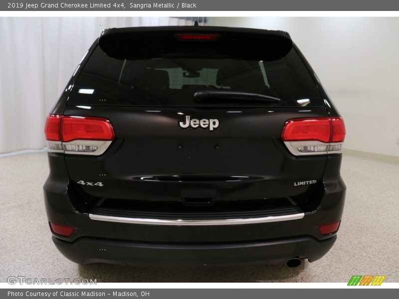 Sangria Metallic / Black 2019 Jeep Grand Cherokee Limited 4x4