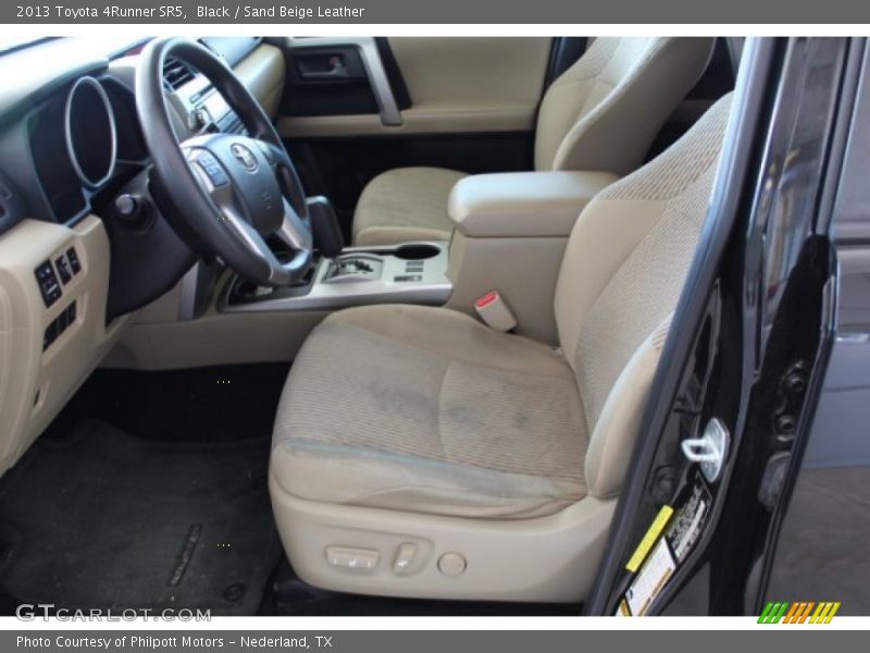 Black / Sand Beige Leather 2013 Toyota 4Runner SR5