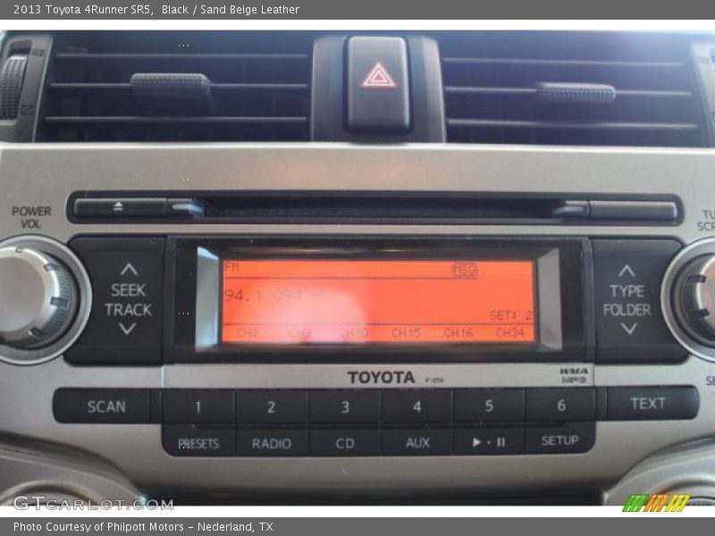 Black / Sand Beige Leather 2013 Toyota 4Runner SR5
